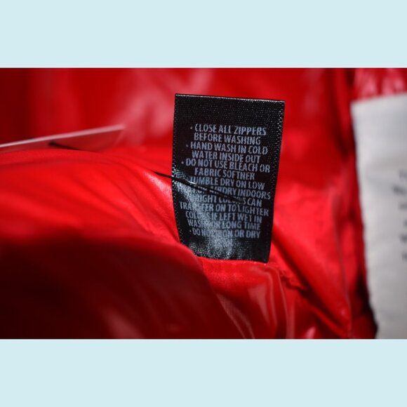 Aviator Nation 5-Stripe Vest Women's Large Glossy Red Full Zip Sunburst $398 - Picture 15 of 16